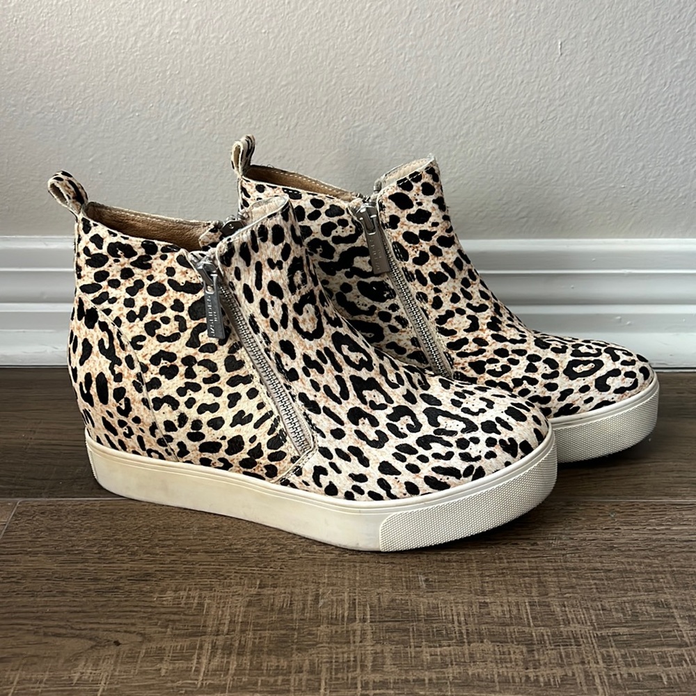 Cheetah print high top J/Slides